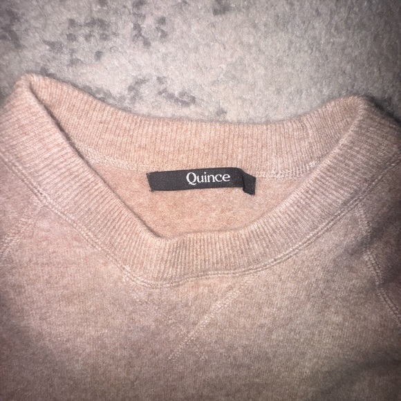 Quince Mongolian Cashmere Crewneck Sweater Size Small in Oatmeal - Picture 8 of 11